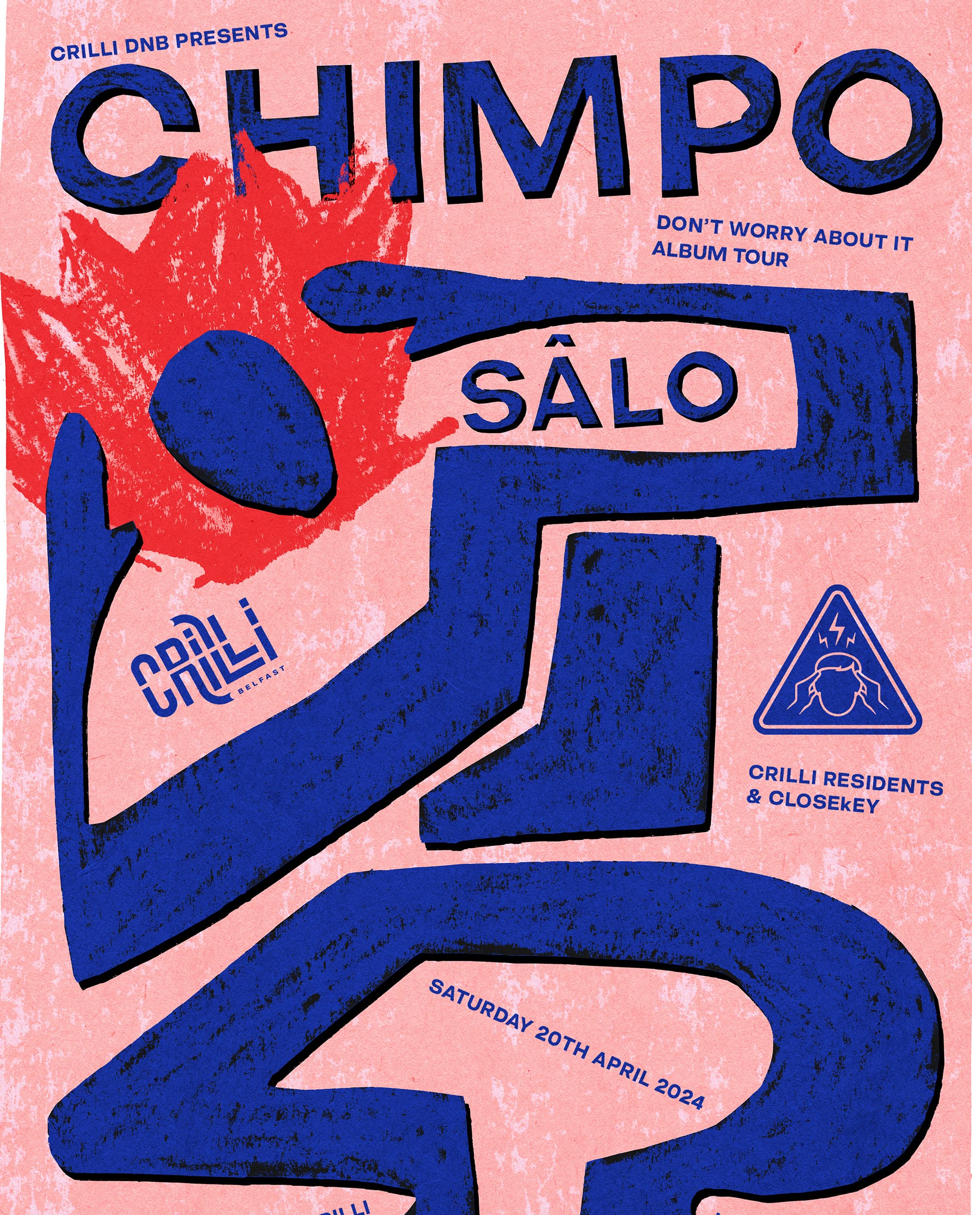 Chimpo & Salo event poster