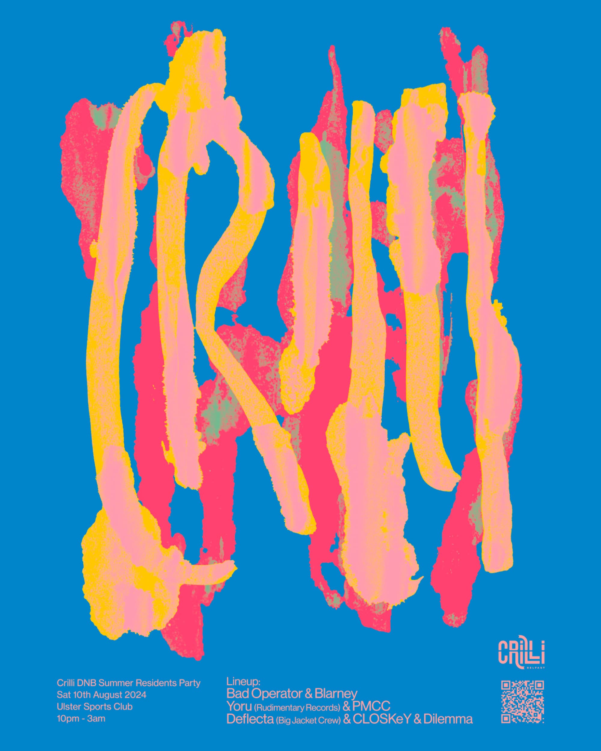 Crilli Summer Residents event poster