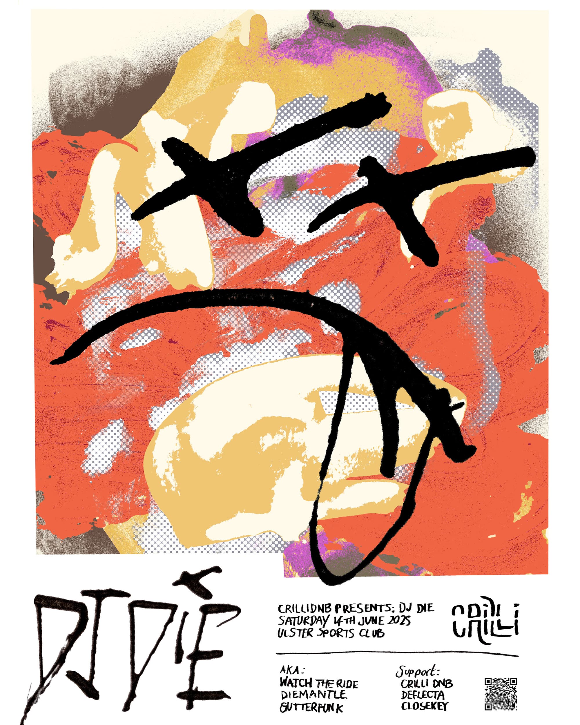 DJ Die event poster