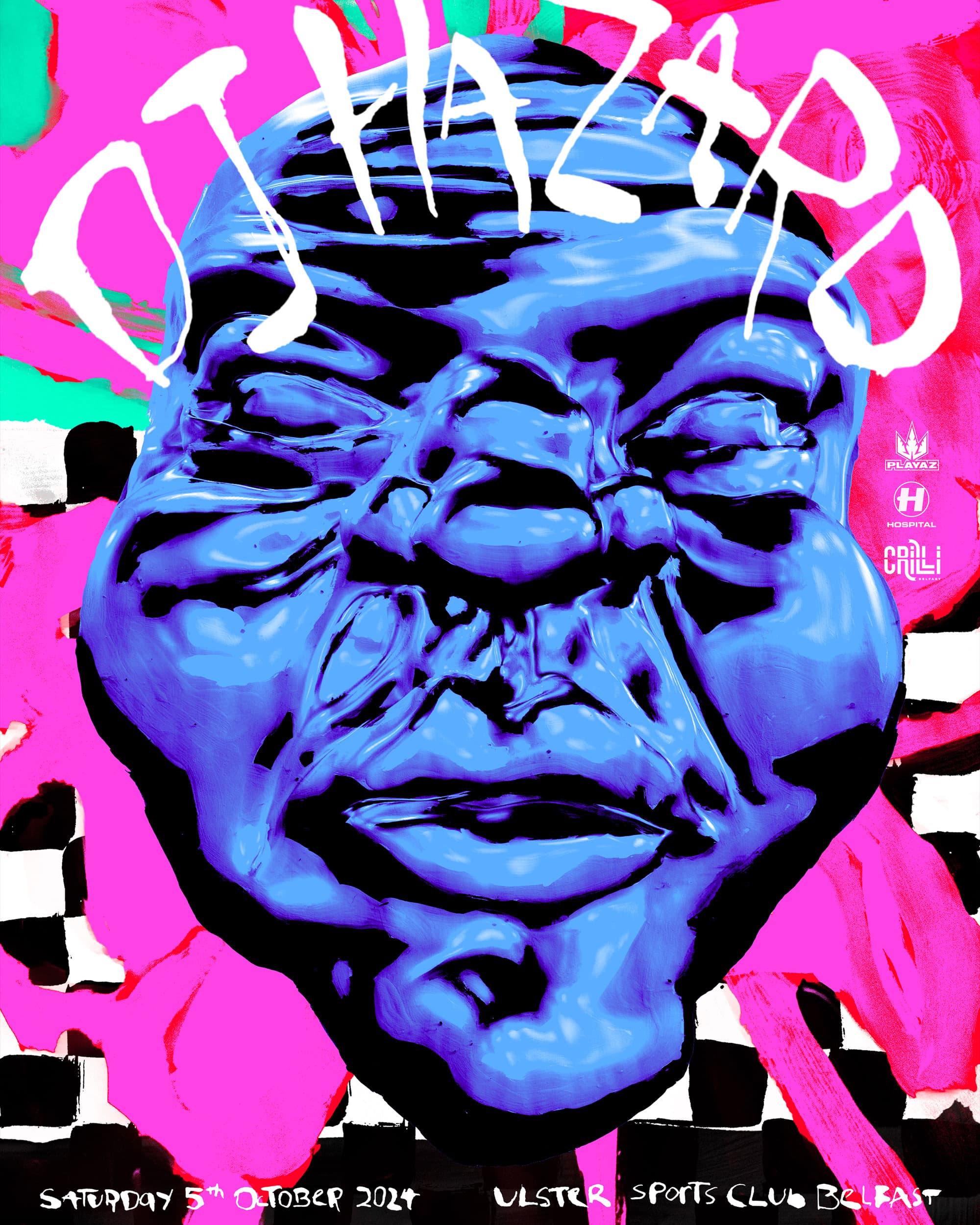 DJ Hazard event poster