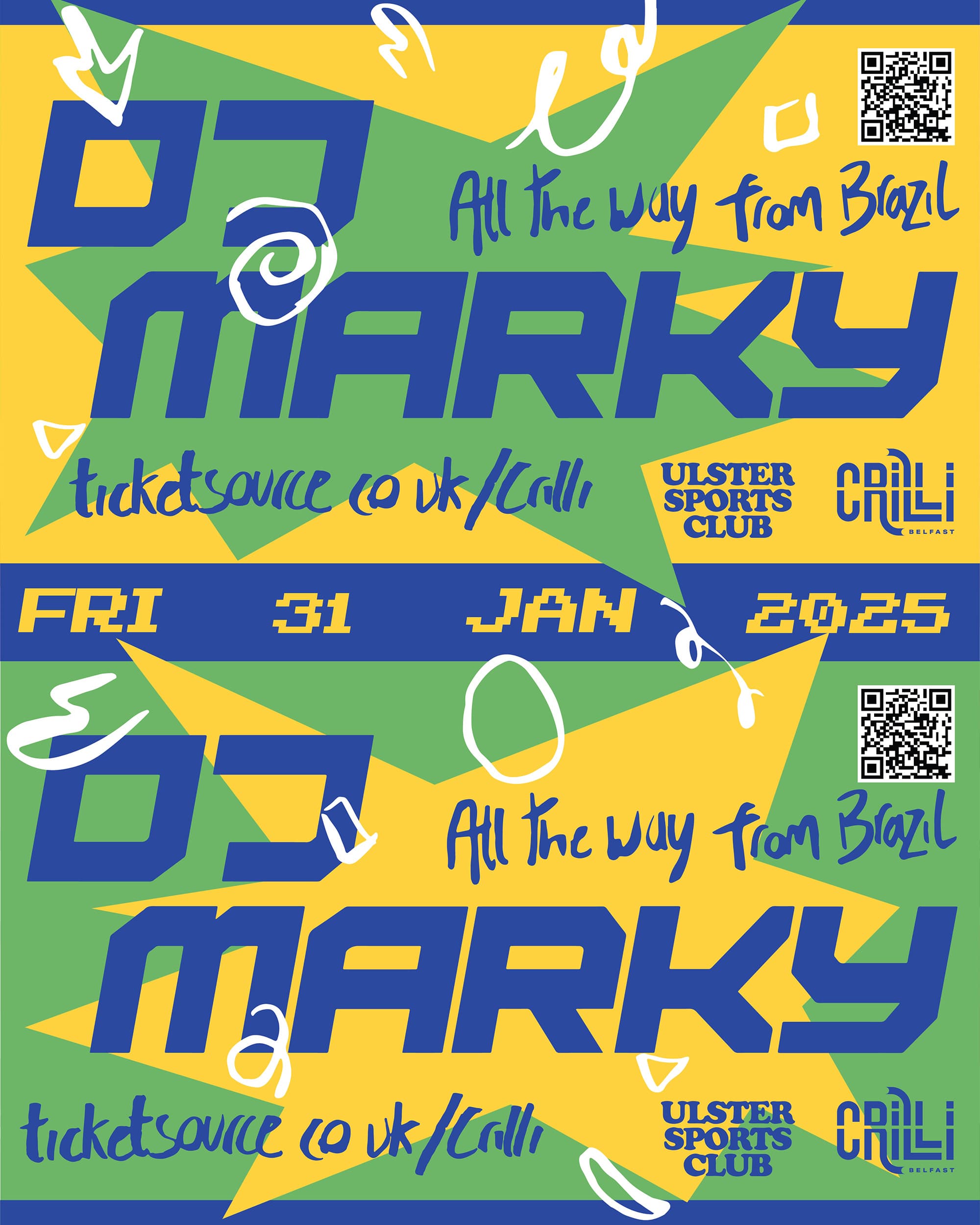 DJ Marky event poster