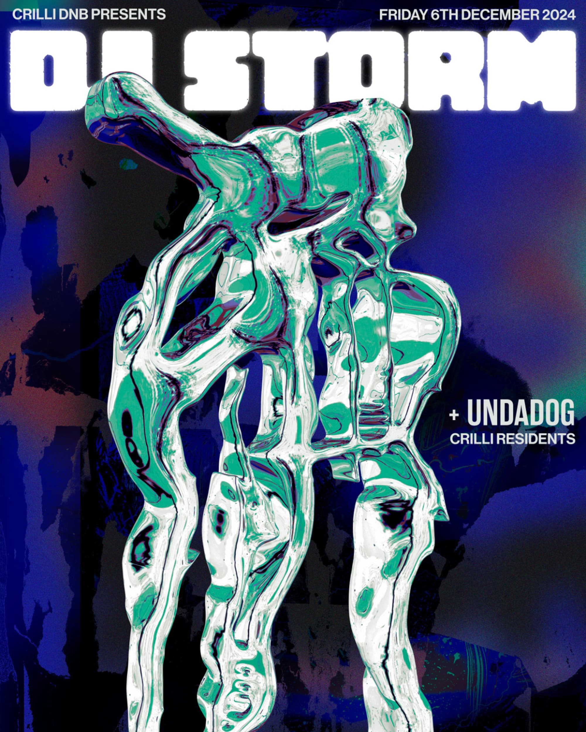 DJ Storm event poster