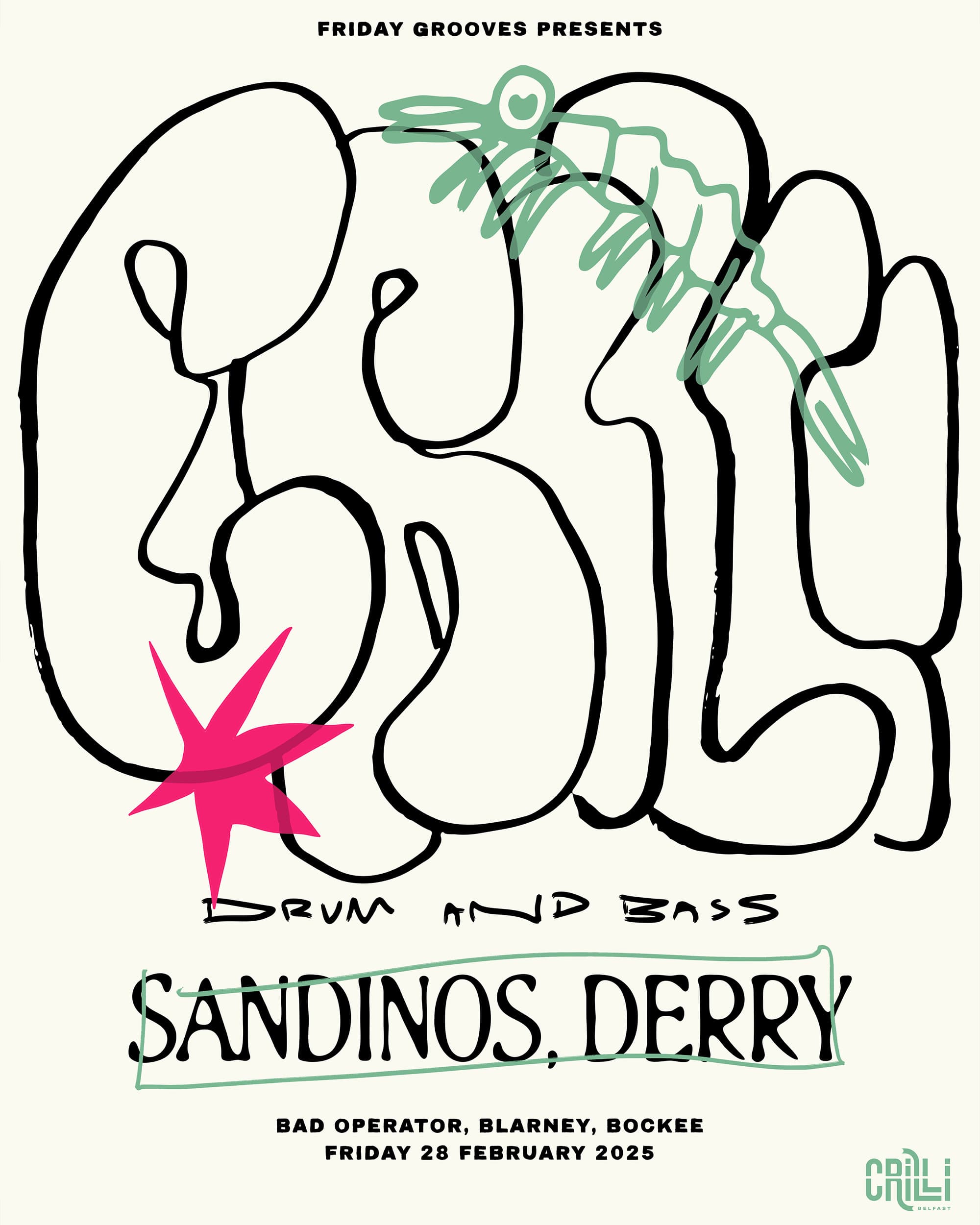 Friday Grooves event poster