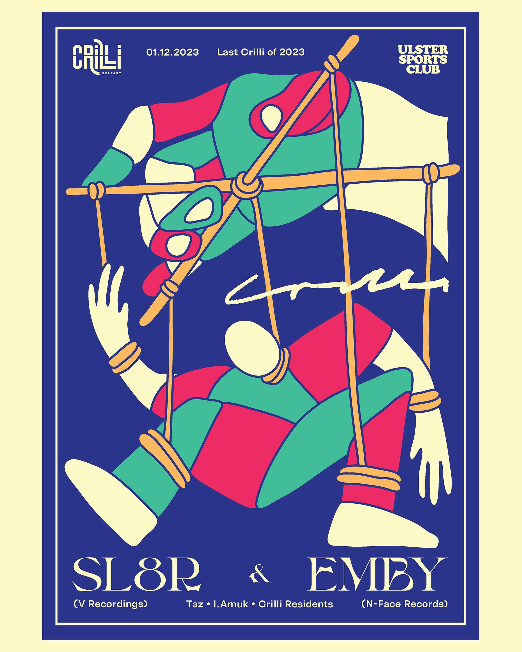 Sl8r & Emby event poster