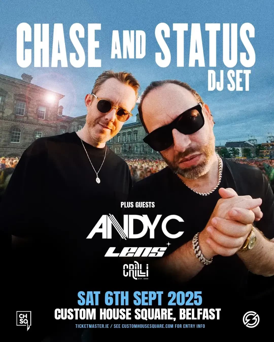 Chase & Status w/ Andy C event poster