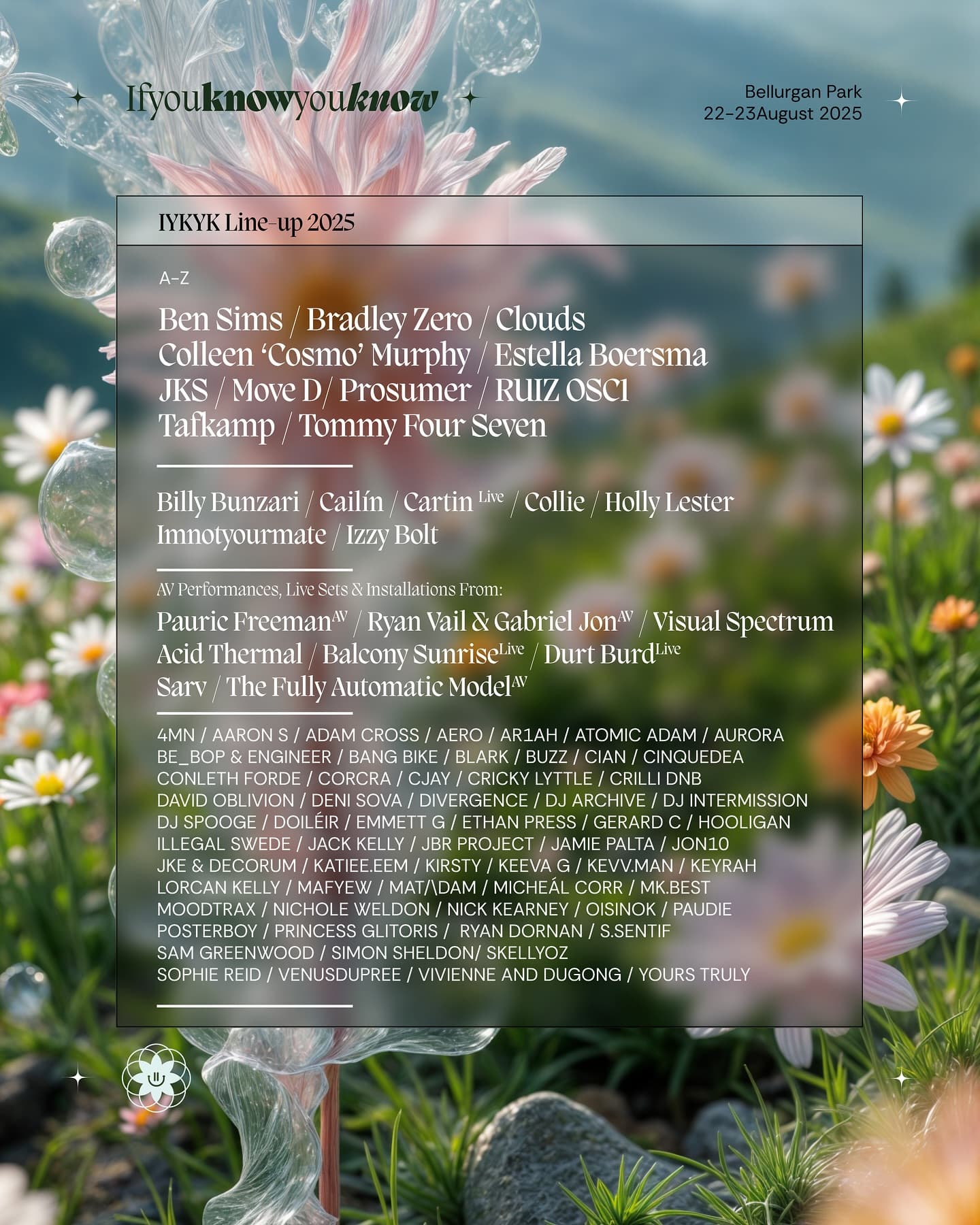 IFYKYK Festival event poster