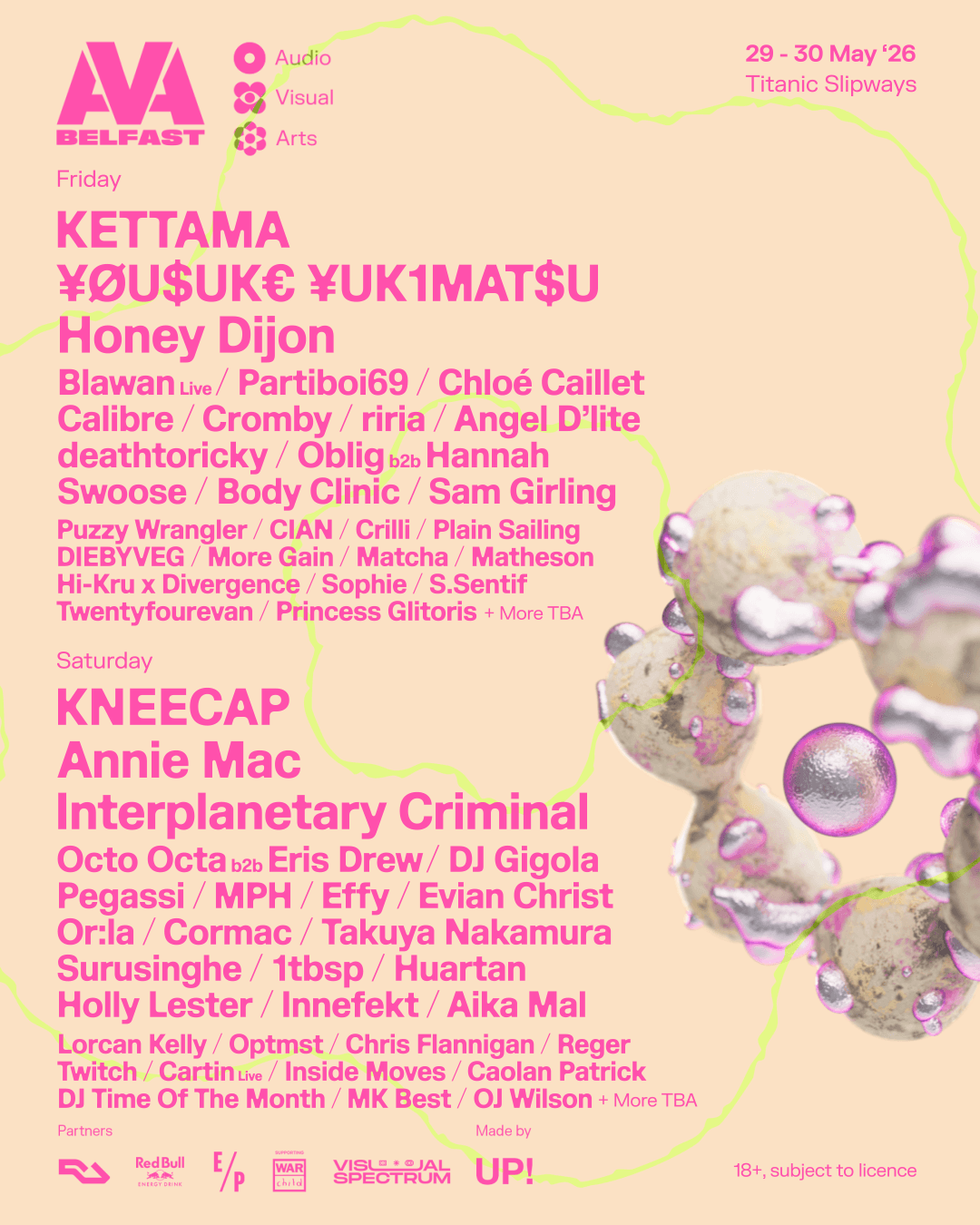 AVA Festival 2026 event poster