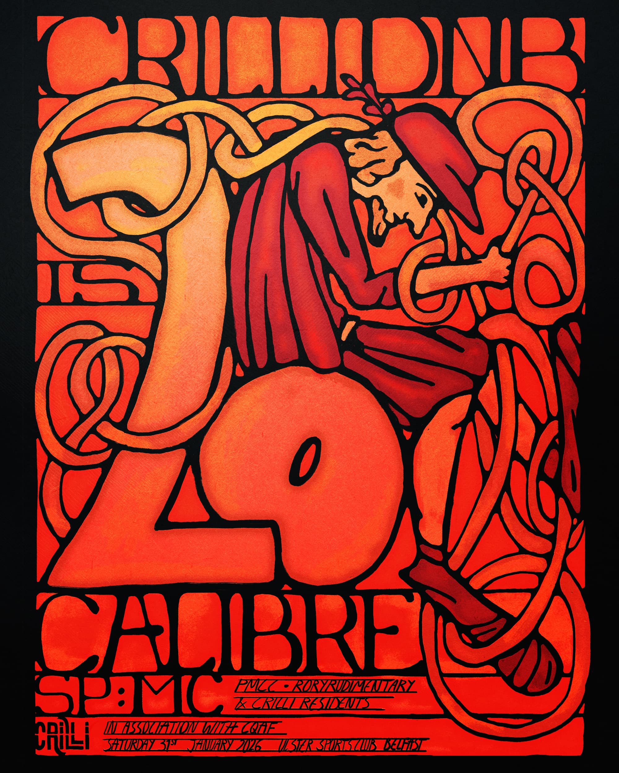 Calibre & SP:MC - Crilli is 20 Pt.2 event poster